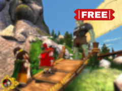 Ceville presenta hasta tres personajes jugables con personalidades distintas y excéntricas. En la imagen, una captura de pantalla oficial del juego con el texto 