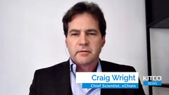 Craig Wright dice que el Bitcoin es &quot;dinero digital&quot; y no está realmente cifrado (imagen: KITCO/YouTube)