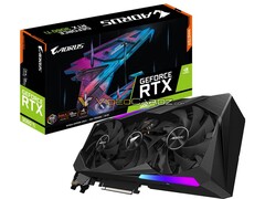 El Gigabyte AORUS MASTER es sólo una de las tarjetas personalizadas GeForce RTX 3060 Ti que llegarán el próximo mes. (Fuente de la imagen: Videocardz)