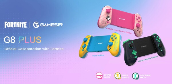 Los mandos GameSir G8 Plus Fortnite Edition incluyen emoticonos gratuitos.