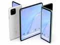 Posible aspecto del próximo teléfono plegable Google Pixel (Fuente de la imagen: Android Headlines)