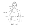 Un dibujo de la patente estadounidense de una nueva correa para el pecho de Garmin.