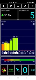 Prueba de GPS al aire libre