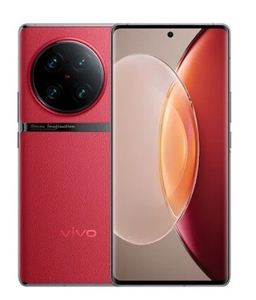 Vivo X90 Pro+ en rojo