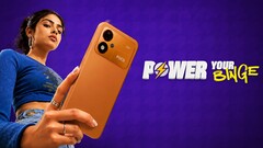Una imagen promocional del Xiaomi Poco M8 Power en la que aparece una joven