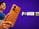 Una imagen promocional del Xiaomi Poco M8 Power en la que aparece una joven