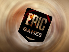 La Epic Games Store regala esta semana un solo juego a los jugadores de Android e iOS, con el logotipo en la imagen. (Fuente de la imagen: Epic Games Store - editado)