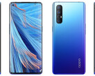 The OPPO Find X2 Neo also comes in blue for the global market. (Image source: CNMO)