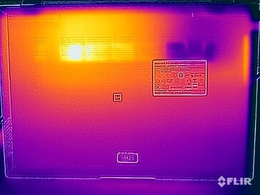 Prueba de esfuerzo de temperaturas superficiales (abajo)