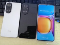 Parece que el Huawei P50 tendrá cuatro cámaras traseras, en lugar de dos grandes lentes. (Fuente de la imagen: Weibo)