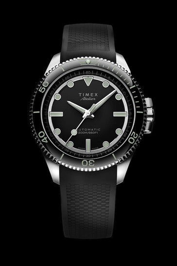 ...y una correa de caucho. (Fuente de la imagen: Timex)