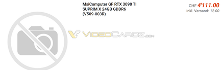 GeForce RTX 3090 Ti. (Fuente de la imagen: VideoCardz)