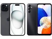 El Samsung Galaxy A14 fue el smartphone Android más popular en 2023. (Imagen: Apple / Samsung)