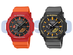 Los Casio G-Shock GA-B2100DF-4AJR (izquierda) y GA-B2100DF-1AJR (derecha), en la imagen. (Fuente de la imagen: Casio - editado)