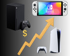 Los aumentos de precios de Xbox, Switch y PS5 se muestran con un gráfico (Fuente de la imagen: Xbox Gaming, Sony PlayStation, Nintendo of America con ediciones)