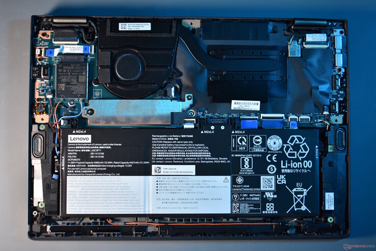 Lenovo ThinkPad X13 Yoga Gen 3: características internas