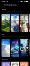 Tarjetas giratorias y efecto Glint en OriginOS 7