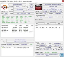 Lenovo IdeaPad Flex 5 HWiNFO64: Resumen del sistema