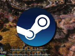 Una imagen en la que se muestra el logotipo de Steam y el juego Medieval Kingdom Wars, actualmente en oferta.