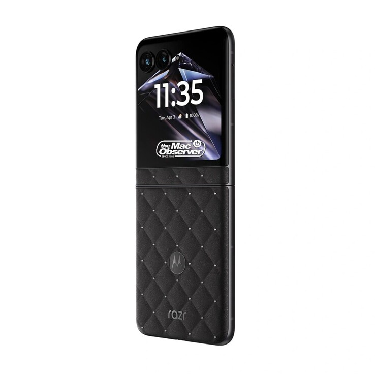 Imagen filtrada del Motorola Razr 70 edición Swarovski.