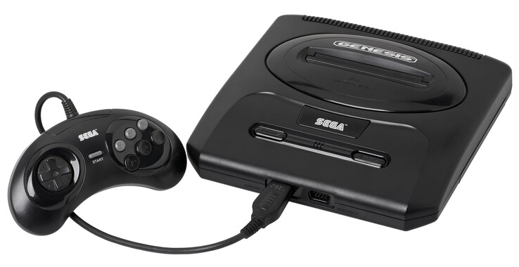 La Sega Genesis Modelo 2 con un mando de 6 botones (fuente de la imagen: Wikipedia)