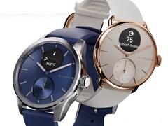El Withings ScanWatch 2 en las nuevas opciones de color Azul y Plata. (Fuente de la imagen: Withings)