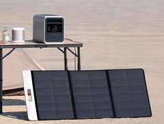 El Xiaomi Mijia Solar Panel 100 W se pliega hasta alcanzar el tamaño de un folio A2. (Fuente de la imagen: Xiaomi)