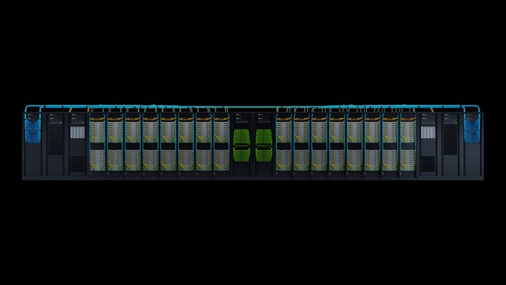 El superordenador DGH GH200 AI conecta 256 superchips Grace Hopper con el sistema de conmutación NVLink de Nvidia
