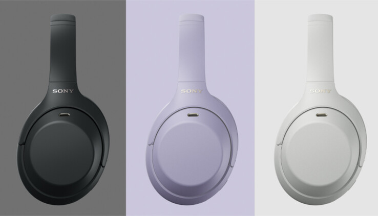 Los Sony WH-1000XM4C en sus tres colores de lanzamiento.