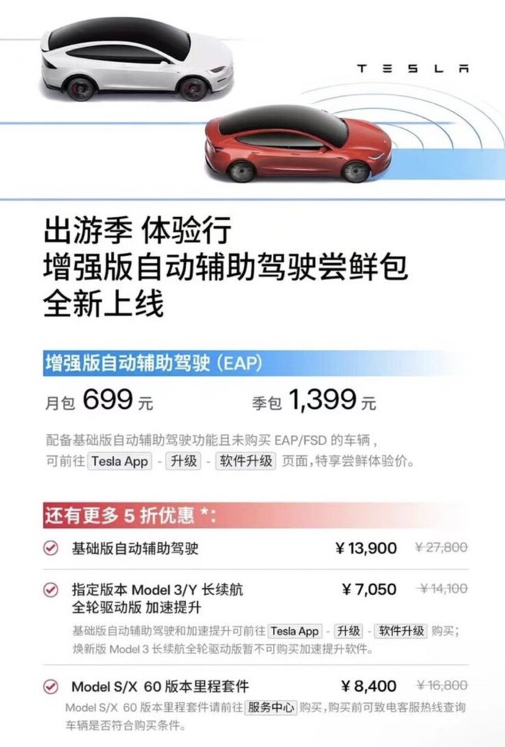 Tesla ha fijado el precio de las suscripciones al Piloto Automático Mejorado en China como la tarifa FSD en EE.UU