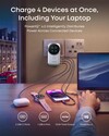 Una imagen de marketing filtrada del adaptador de viaje Anker Nano (4 en 1, 100 W, Smart Display)