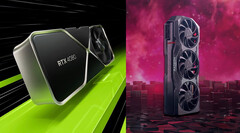 AMD promete ofrecer una mejor relación precio-rendimiento que NVIDIA con la serie Radeon RX 7900. (Fuente de la imagen: AMD y NVIDIA - editado)