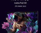 El Nubia Pad 3D es uno de los muchos dispositivos que ZTE anunciará durante el MWC 2023. (Fuente de la imagen: ZTE)