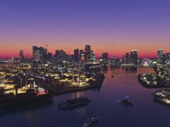 El nuevo vídeo corto de GTA 6 muestra Vice City de noche, pero muchos aficionados se están fijando sobre todo en que no se ve el reflejo de la noria.