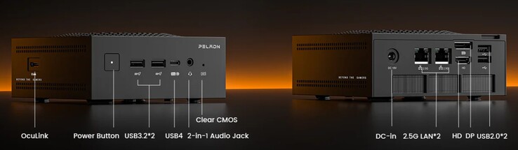 Las interfaces externas del Peladn HO5 (Fuente: Peladn)