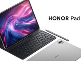 La Honor Pad 10 cuenta con un lápiz óptico opcional y una funda con teclado Bluetooth. (Fuente de la imagen: Honor)