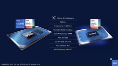 Comparación de Intel Xe LP iGPU y Xe Max. (Fuente: Intel)