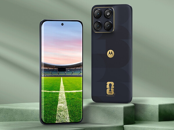 El Motorola Edge 70 Fusion Edición Copa Mundial de la FIFA 26 tiene un acabado similar al cuero.