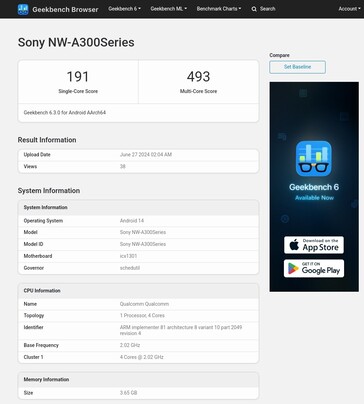(Fuente de la imagen: Geekbench)