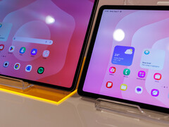 desde la izquierda: Galaxy Tab S11 Ultra y Tab S11 (Fuente de la imagen: Daniel Schmidt)
