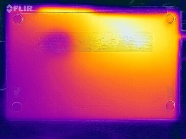 Prueba de resistencia a las temperaturas de la superficie (parte inferior)