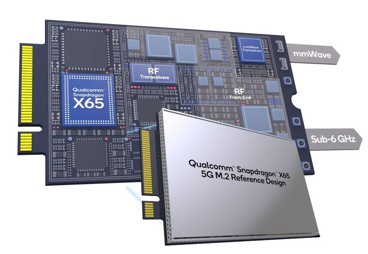 Qualcomm lanza el diseño de referencia Snapdragon X65 5G M.2. (Fuente: Qualcomm)