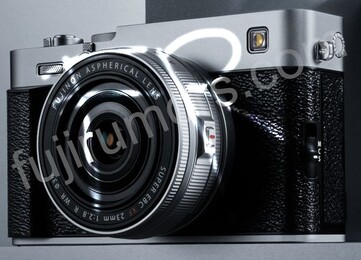 Fujifilm X-E5 en color plata. (Fuente de la imagen: Fuji Rumors)
