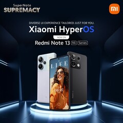 La serie Redmi Note 13 comenzó su vida ejecutando MIUI 14. (Fuente de la imagen: Xiaomi)