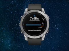 Un problema con el entrenador del sueño de Garmin (en la imagen) se ha resuelto con una nueva actualización beta del Fenix 7. (Fuente de la imagen: Gamin)