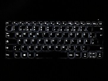 Lenovo IdeaPad S530 - Luz de fondo del teclado