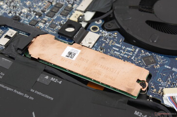 Esparcidores de calor de cobre para nuestros dos SSD M.2