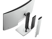 El Dell OptiPlex 7090 Ultra desaparece en un soporte de monitor personalizado. Todas las imágenes a través de Dell.
