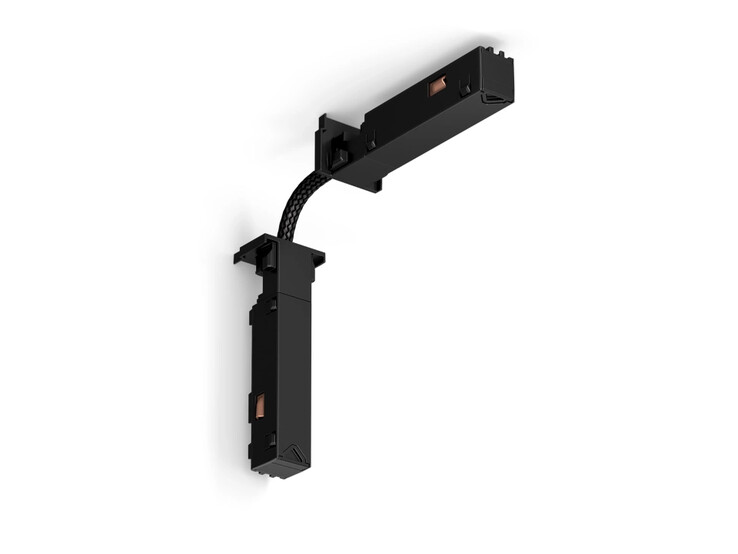 El conector flexible Philips Hue Perifo en negro. (Fuente de la imagen: Philips Hue)