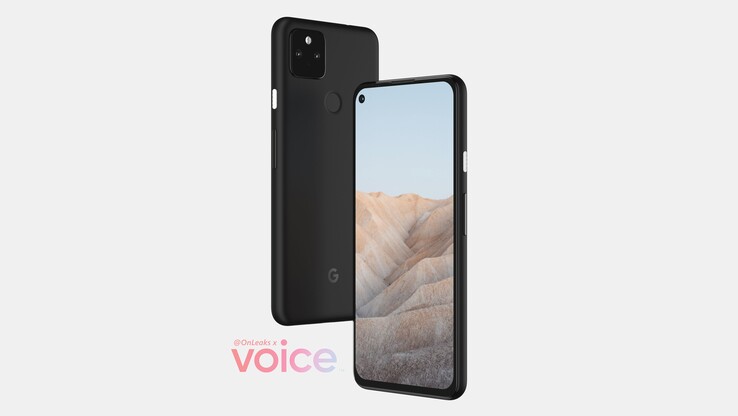 Google Pixel 5a (imagen vía @OnLeaks)